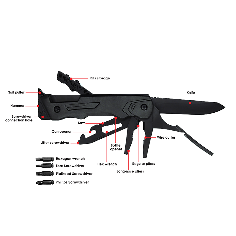 AGGERT Rambler Multi-Function Knife, 17 Functions 