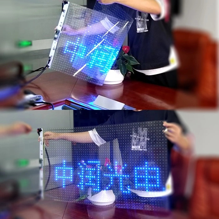 Led Transparent Adhesive Film Display