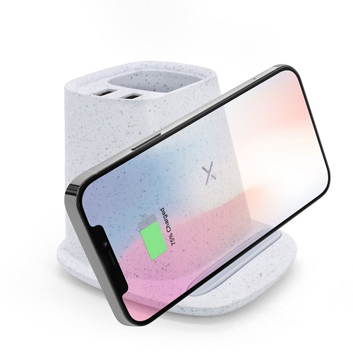 wireless charger with pen holder 