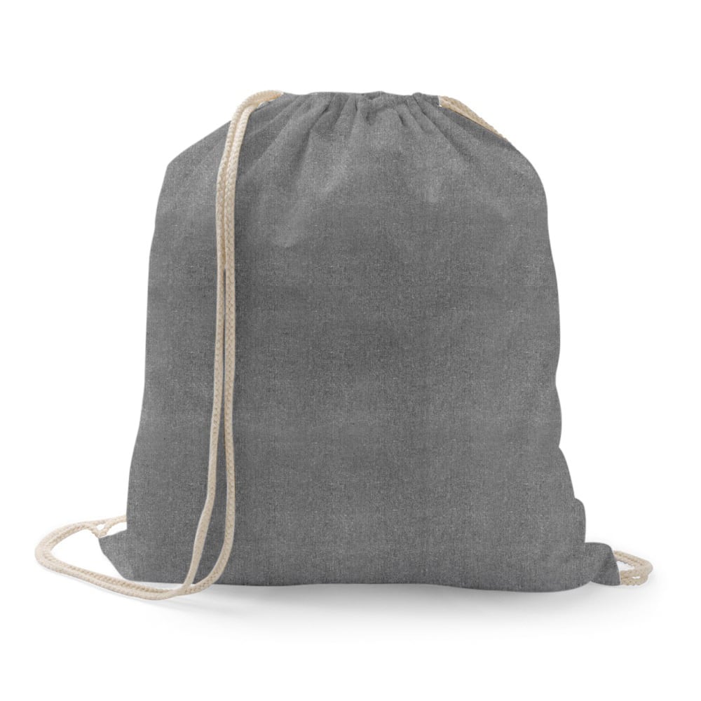 Recycled Cotton Drawstring Bags, 145gsm