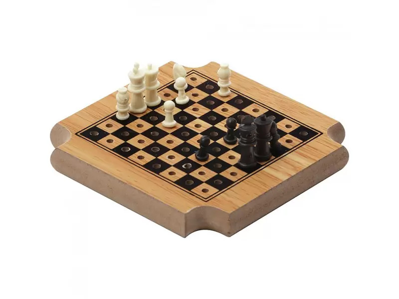 4 Piece Wooden Game Set