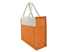 JUTE/CANVAS BAG ORANGE