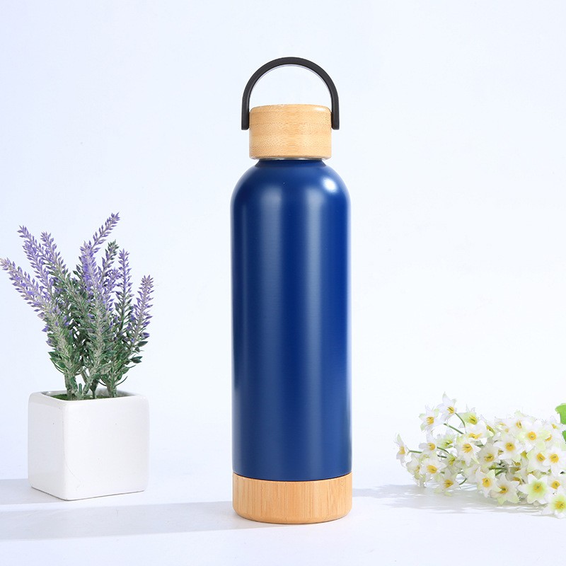 Metal and Bamboo Hybrid Bottle