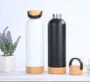 Metal and Bamboo Hybrid Bottle