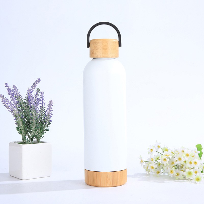 Metal and Bamboo Hybrid Bottle