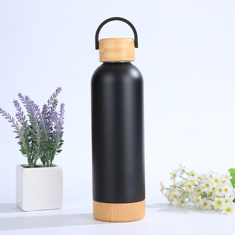 Metal and Bamboo Hybrid Bottle