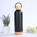 Metal and Bamboo Hybrid Bottle