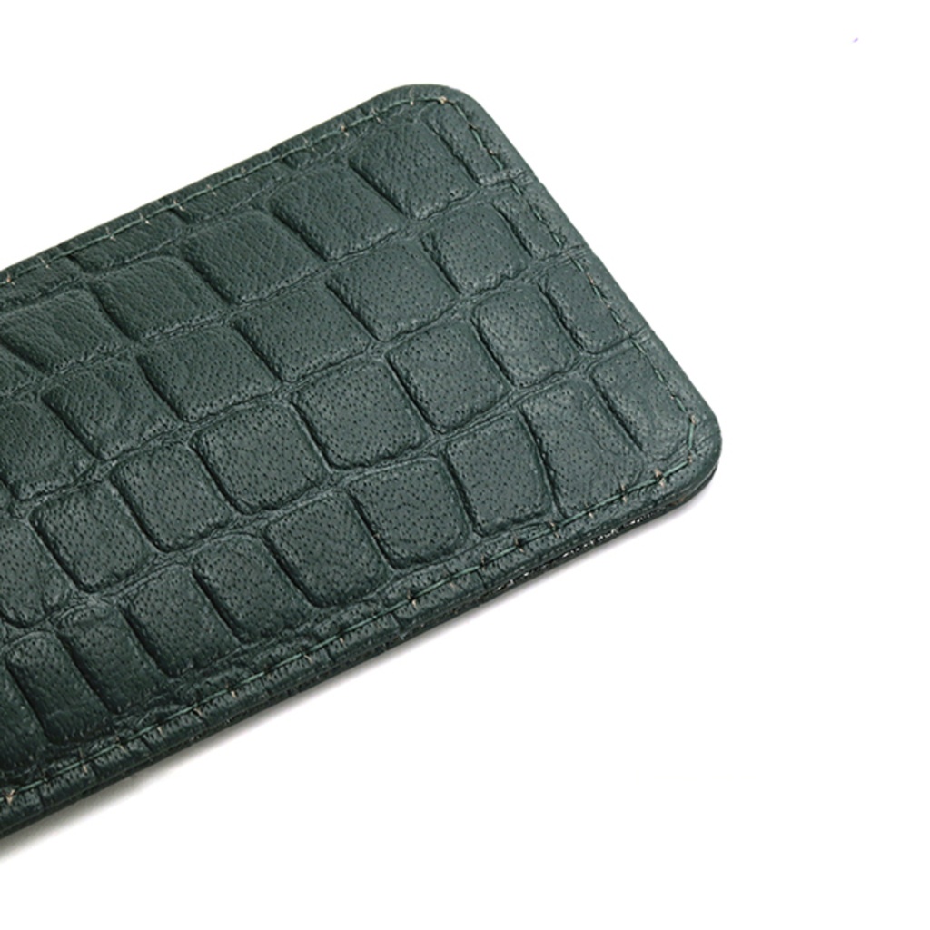 Pen Case CROCGREEN