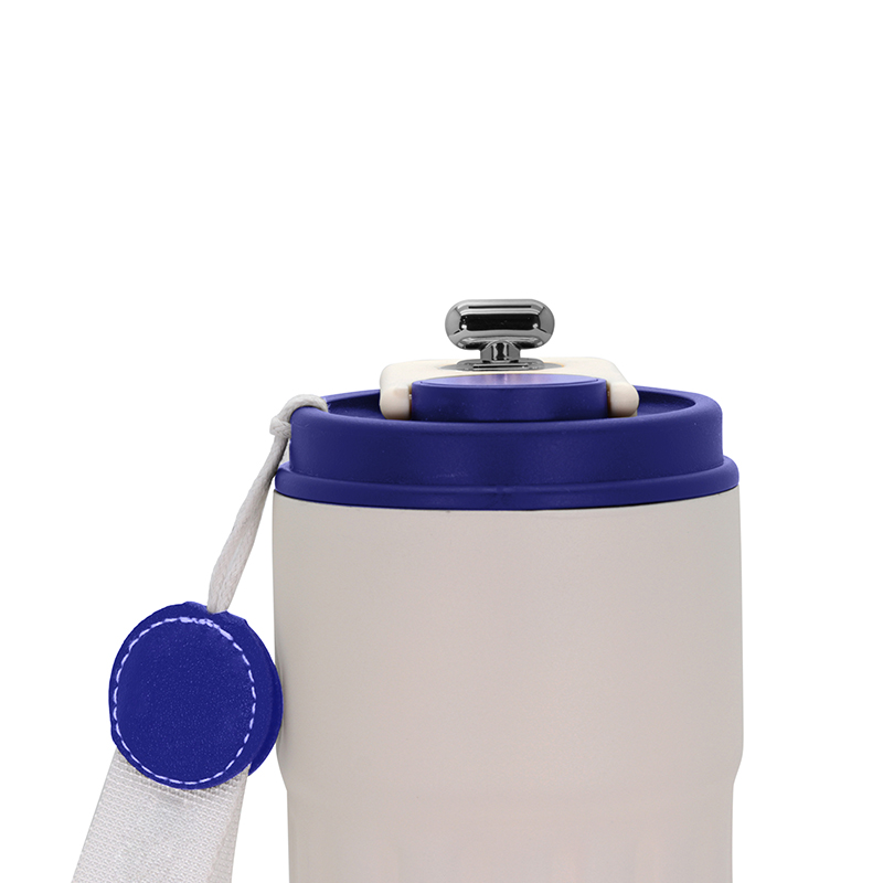 Travel Mug with temperature display BLUE