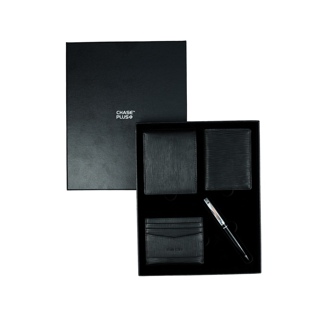 Business Gift Set Mens Wallet, Credit Card Holder, BCH and Pen CMB8852