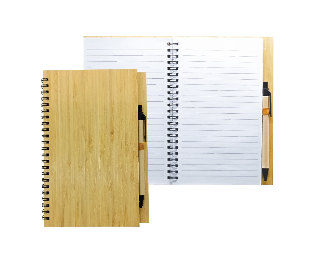 Bamboo notebook with Pen