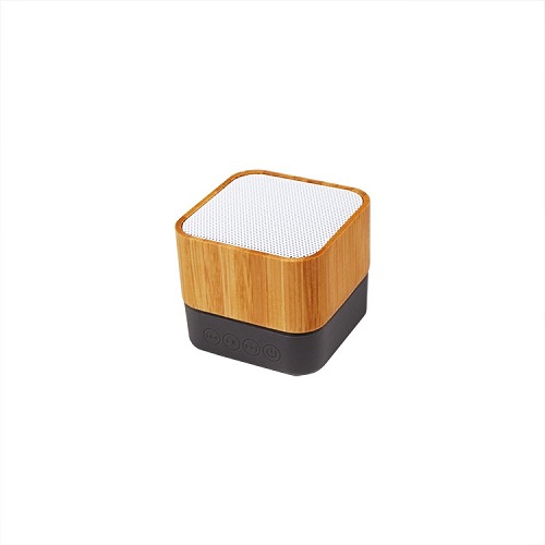 Cube Bamboo Bluetooth Speaker