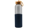 Glass Water Bottle with Bamboo lid 500ml