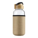 Glass Water Bottle with eco sleeve 1ltr