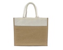 JUTE/ CANVAS BAGS NATURAL WHITE 