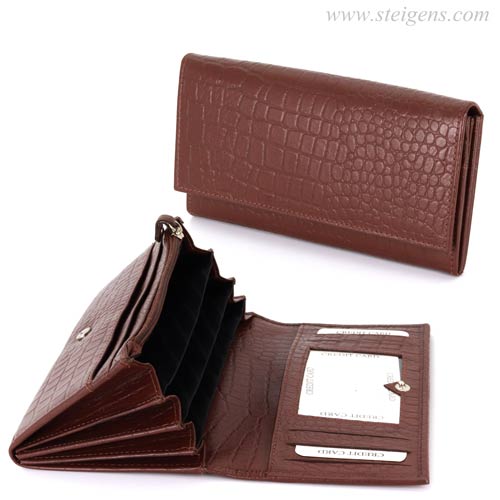 Ladies Wallet Genuine Leather CROCO