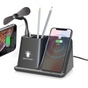 Pen holder with wireless charger