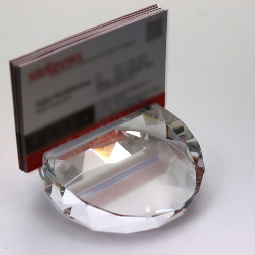 Crystal Desktop Card Holder SBT 3434