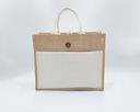 Jute Canvas Bag 225gsm WHITE