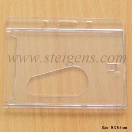  Clear ID Holder -Horizontal