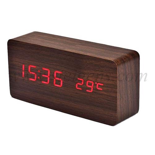 Wooden Digital Clock STAN 13