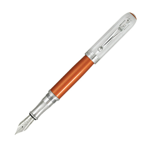 Orange Stardust Fountain Medium Nib