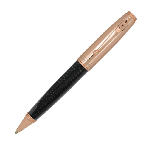 Carbon Fiber Rose Gold Ballpoint