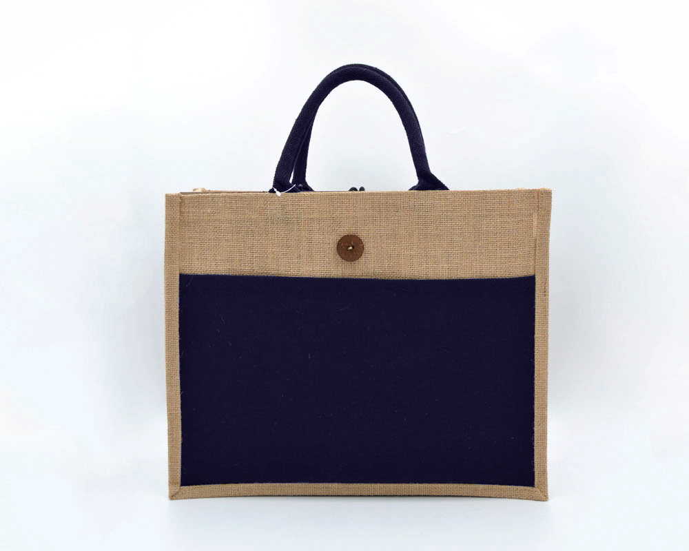 Jute Bag  4002 NAVY BLUE