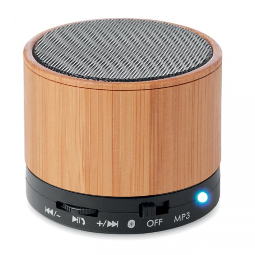 [STMK 081127B] Bluetooth Speaker bamboo 02