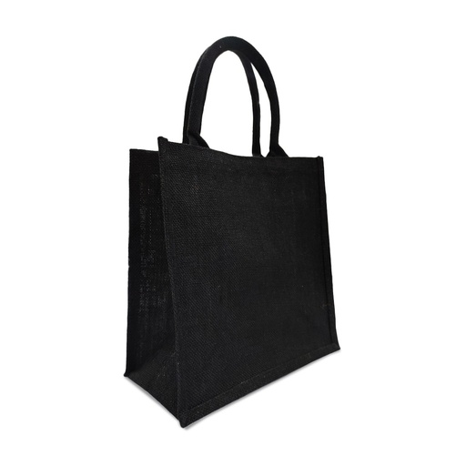 [STS 26023] JUTE BAG BLACK STS 26023