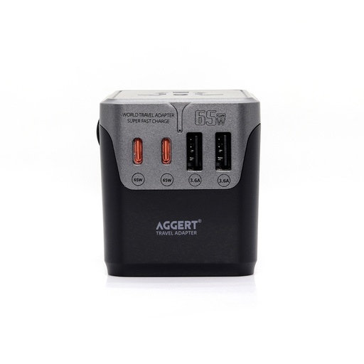 [AG-2213] AGGERT 65W Travel Adapter 