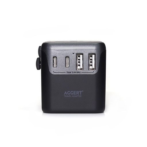 [AG-2225] AGGERT 3.4A Travel Adapter