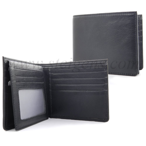 [17524-14] Leather Wallet Nappa 12 Card 