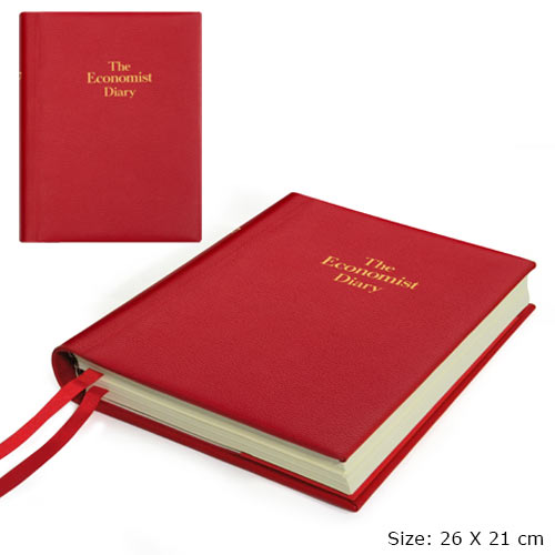 [ED53M RD] The Economist Desk Diary Red